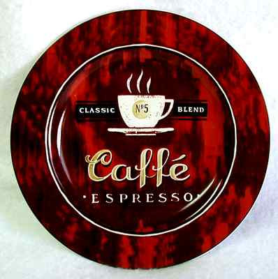 SAKURA COFFEE BREAK ''Caffe Espresso'' Dessert/Pie/Snack Plate STAEHLING