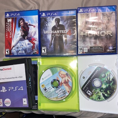 PS4 Xbox 360 Game Lot Bundle