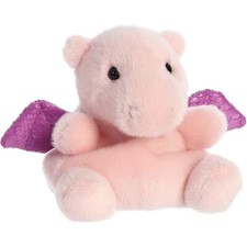 Aurora World Plush - Palm Pals - ARIA PINK DRAGON 5 inch - Stuffed Animal Toy