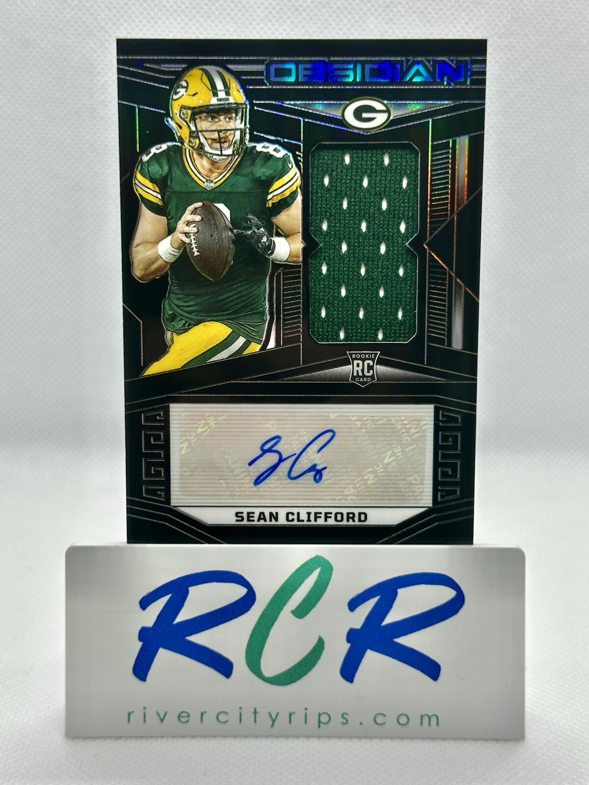 2023 Obsidian - Rookie Jersey Autographs #225 Sean Clifford /199 - Packers 🧀
