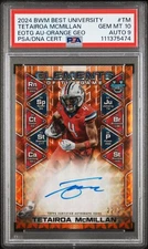 2024 Bowman U Best Tetairoa McMillan Auto /25 Elements of the Game PSA 10 Auto 9