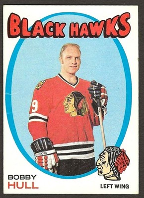 1971-72 O-Pee-Chee Bobby Hull HOF Chicago Black Hawks #50