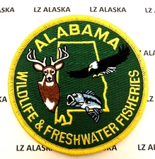 ALABAMA STATE WILDLIFE & FRESHWATER FISHERIES PATCH (SPC3)