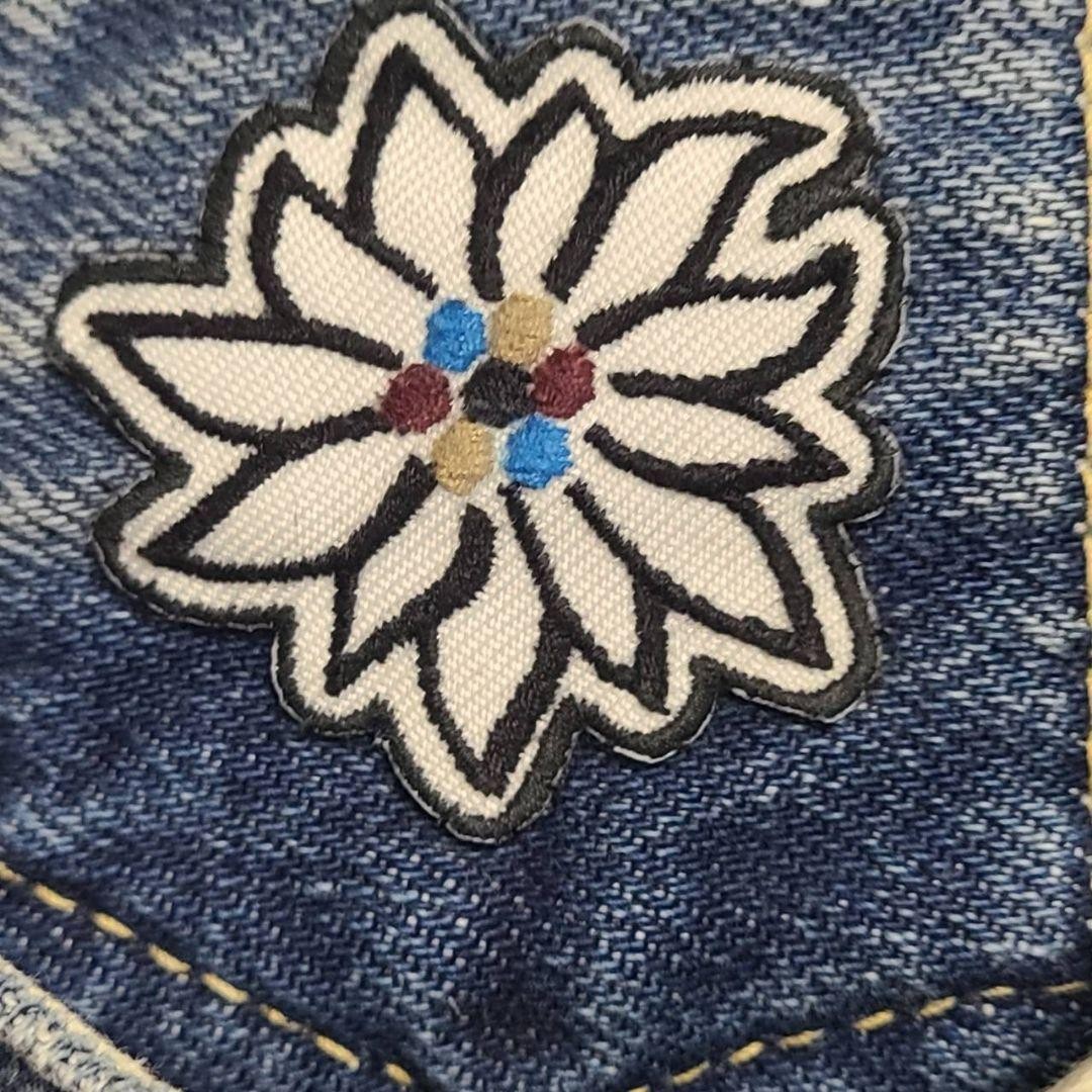 Visvim Distressed Denim Jeans Patch Unique Slim F… - image 5