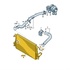 Original Ladeluftkühler VW Amarok 2H6145804 Neu