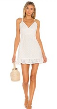 NWT- Minkpink X Revolve Juliana Anglaise Mini Dress- Size XS