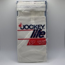 Vintage 1984 Jockey Life Lo Rise Brief Sealed Packages Sz 38 100 Cotton USA