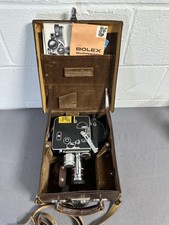 Vintage Paillard Bolex 16mm Movie Camera With 3 Lenses Switzerland