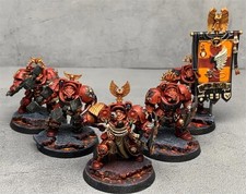 Terminator Assault Squad Blood Angels Warhammer 40k Space marines Pro Painted