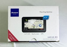 Binatone U435 4.3 Inch Sat Nav Lifetime Maps Uk & ROI