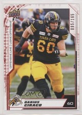 2020 Upper Deck CFL Red 95/165 Darius Ciraco #133 r8k
