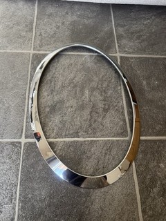 Mini Cooper F56 Chrome Front Light Cover Trim Set