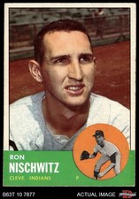 1963 Topps #152 Ron Nischwitz Indians 4.5 - VG/EX+