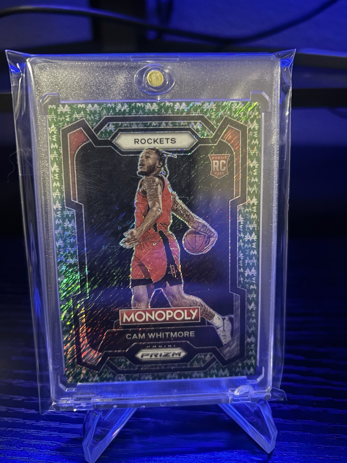 2023-24 Panini Prizm Monopoly - Cam Whitmore Millionaire Green Shimmer Prizm /20