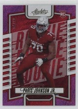 2023 Panini Absolute Rookies Purple Rain /10 Paris Johnson Jr #147 18t1