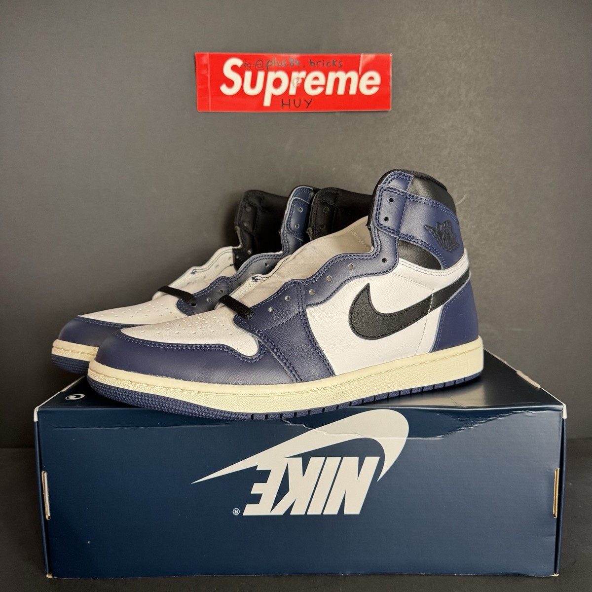 Nike Air Jordan 1 Retro High OG Midnight Navy DZ5485-401 Men Size