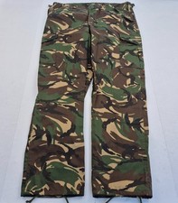 FORT WORKWEAR Trousers W38 L32 Green Mens Cotton Blend Pockets Straight Camo