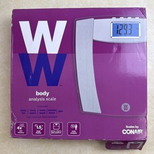 Weight Watchers Body Weight Digital Bathroom Scale BMI Pink Damaged Box
