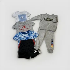 Champion Kids Clothing Lot 5pc Boys Shirts Shorts Sweatsuit Bundle Size 2T-12