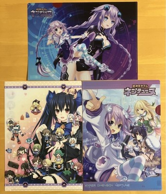 Hyperdimension Neptunia A4 Clear File 3 Blatt Anime Figur Animation