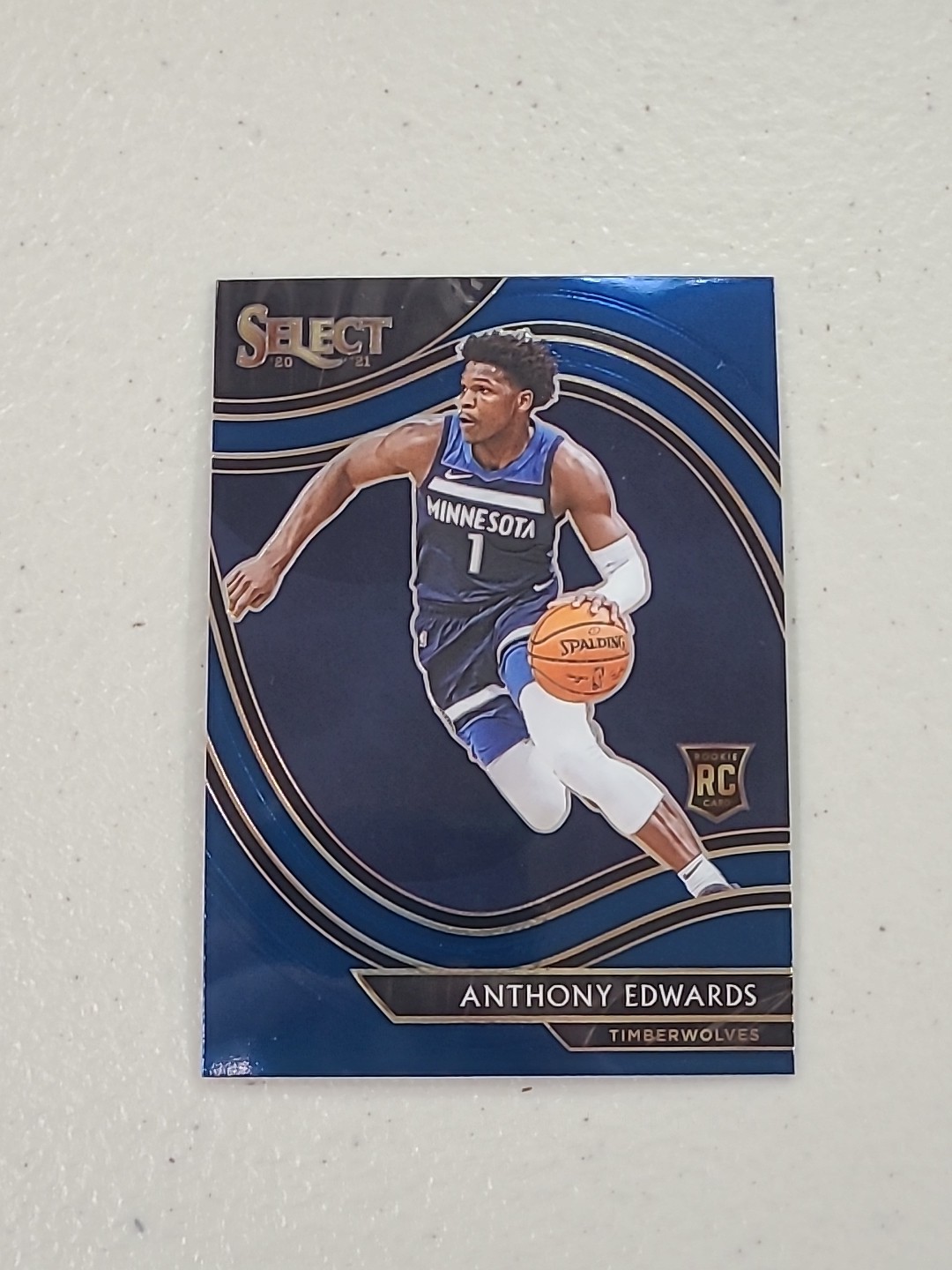 Anthony Edwards RC - 2020-21 Panini - Select Courtside #300 - Blue