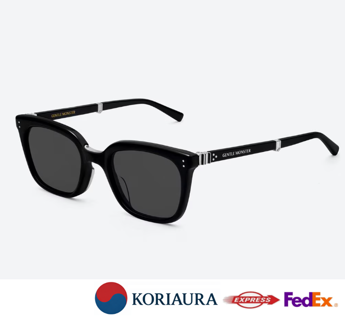 Gentle Monster Martini 01 Sunglasses Black Square Frame Pocket