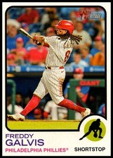 2022 Freddy Galvis Topps Heritage Baseball #302 Philadelphia Phillies