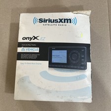 SiriusXM Onyx EZ Satellite Radio Receiver w/base Antenna Remote AC Adapter