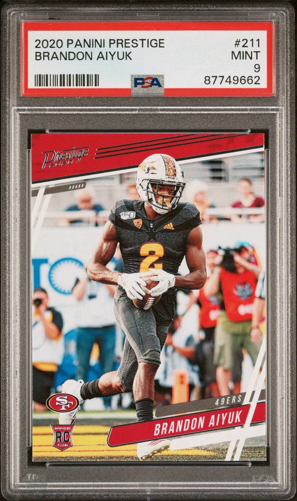 Brandon Aiyuk Panini Prestige #211 Base