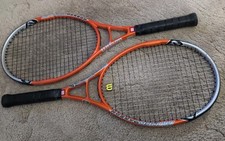 Wilson Hyper Hammer 5.2 106 Head Orange Tennis Racquet 4 1/2 Grip