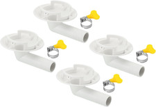 42Mm Air Conditioner Drain Hose Connector, 4 Pcs Universal Drain Connector with