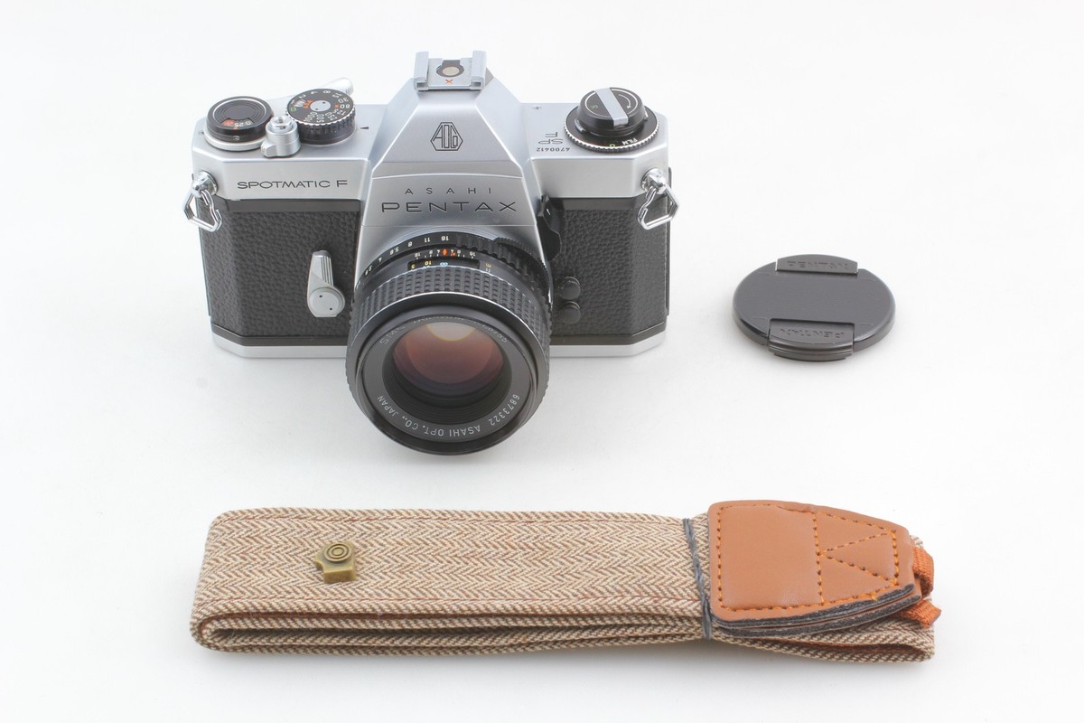 Near MINT+++] PENTAX Spotmatic F SPF Film Camera SMC 55mm F1.8