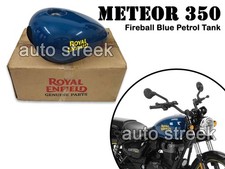 Réservoir De Carburant Essence GENUINE ROYAL ENFIELD METEOR 350 FIREBALL BLEU