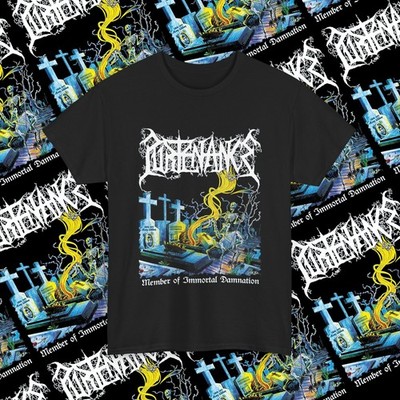 Purtenance ''Member of Immortal Damnation'' Vintage Reprint Death Metal T-Shirt