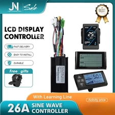 Sine Wave Controller 36V 48V 26A LCD Display 500W/750W Motor Kit Accessories