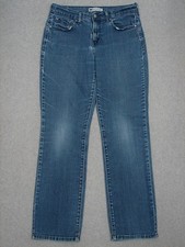 RC09460 2013  LEVI'S  505 STRAIGHT LEG WOMENS JEANS sz8M