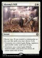 1 x Akroma's Will - Commander: The Lost Caverns of Ixalan - NM-Mint - MTG