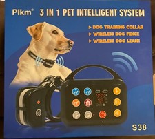 Plkm Wireless Dog Fence Indoor Outdoor Wireless Fence Dog Training Collar 3in1