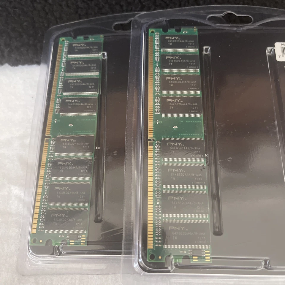 1GB 2 Sealed PNY 512MB PC 2700 DDR 333 MHz 184-PIN Desktop Memory RAM - Image 2 of 2