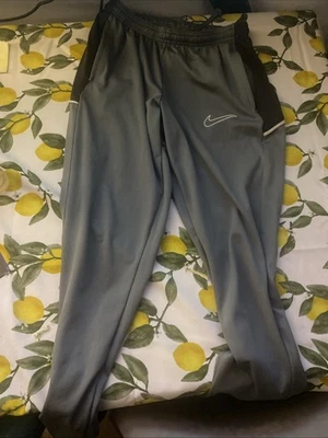 Nike Dri Fit Grey Jogging Bottoms Size Small - Image 1 of 4