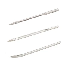Speedy Stitcher Needle Kit Diamond-Point Stainless Steel, Sewing Awl pack of 3