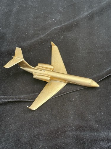 Gulfstream G550 Metal Model Desktop Size No base As Is 6x6” Used