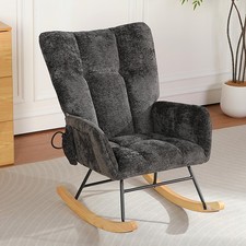 Rocking Chair Nursery with Airbag, Nursery Rocking Reading Chair Indoor, Cozy...
