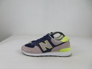 New Balance 574 WL574 Purple Yellow Shoes Sneaker Athletic Lace Up Womens  11 B | eBay