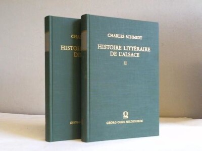 Schmidt, Charles: Histoire littéraire de l'  Alsace à la fin du 15e et au ...