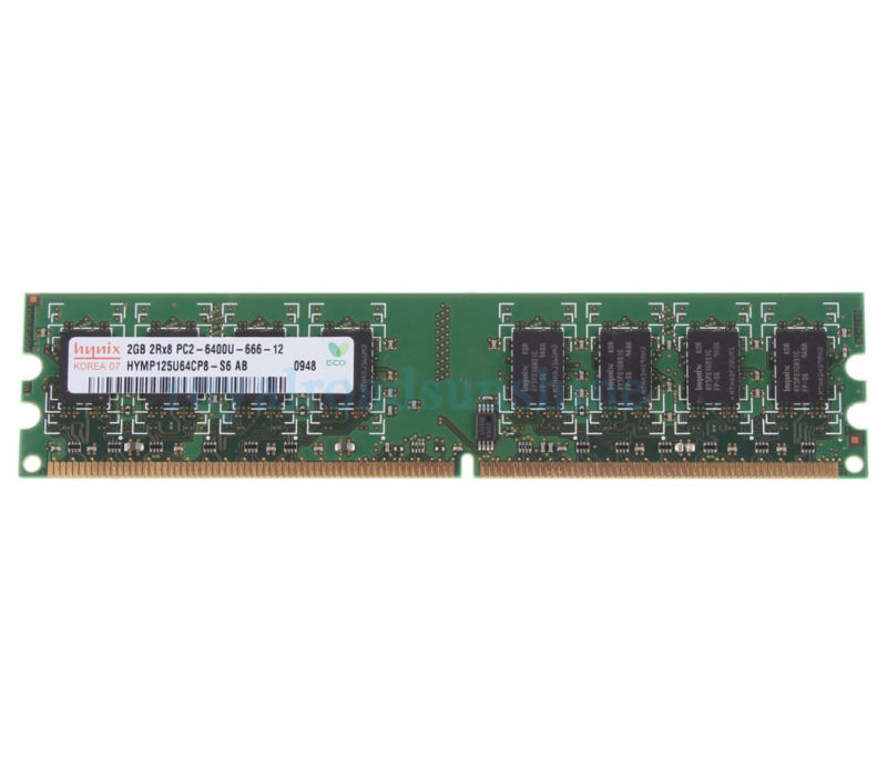 Kit RAM DDR2 8 Go (4x2 Go) PC2-6400 800 MHz 240 Broches - Hynix - Ouvert Jamais Utilisé