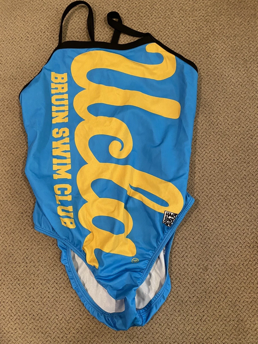 Womens Girls Hardcore Ucla Bruins College Swim Team Swimsuit 24 eBay