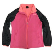 The North Face Girls XL Pink Full Zip Fleece Jacket
