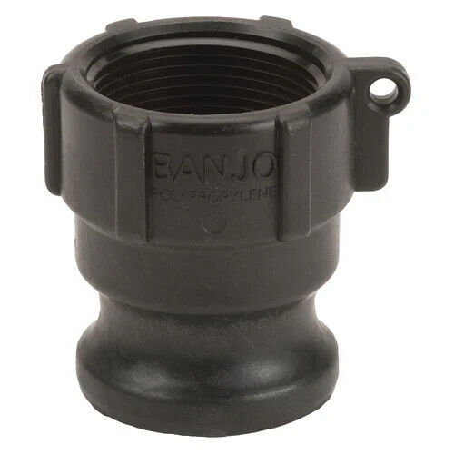 BANJO 150A 1-1/2" Male Adapter X 1-1/2" Female Thread Poly Cam Lever Coupling - Picture 1 of 5