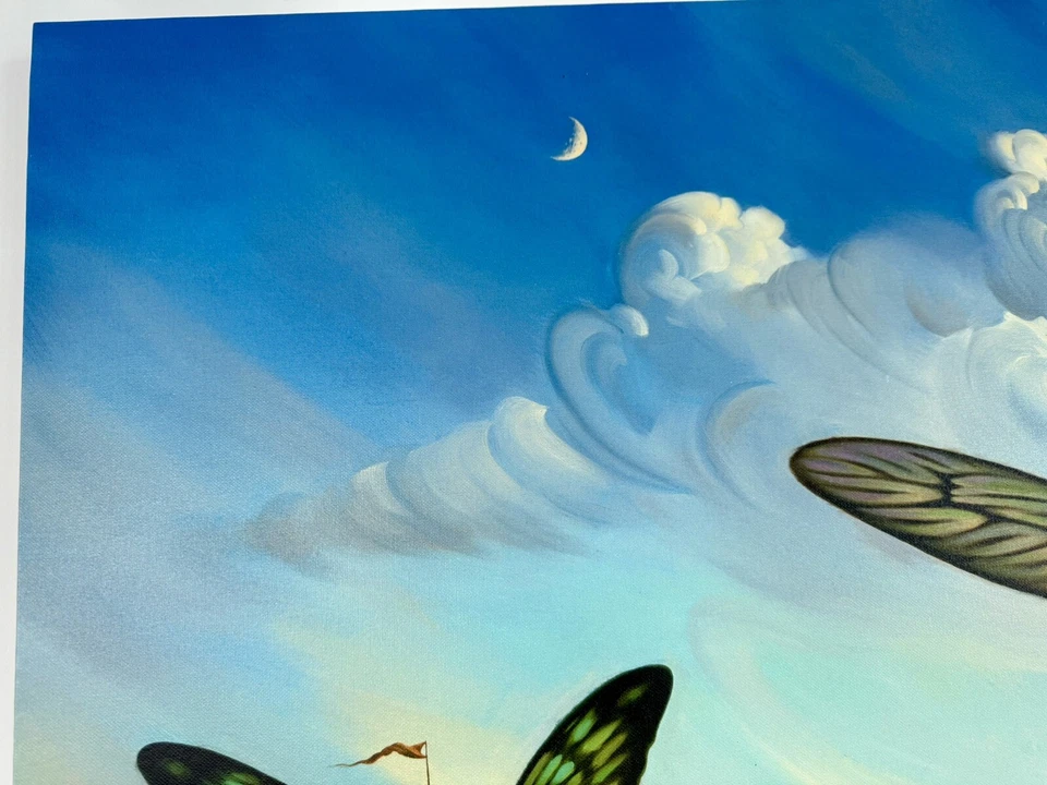 Giclee Lienzo Firmado VLADIMIR KUSH "FAUNA EN LA MANCHA" 111/325 *COMO NUEVO/NUEVO* + CERTIFICADO DE AUTENTICIDAD Foto 4 de 4